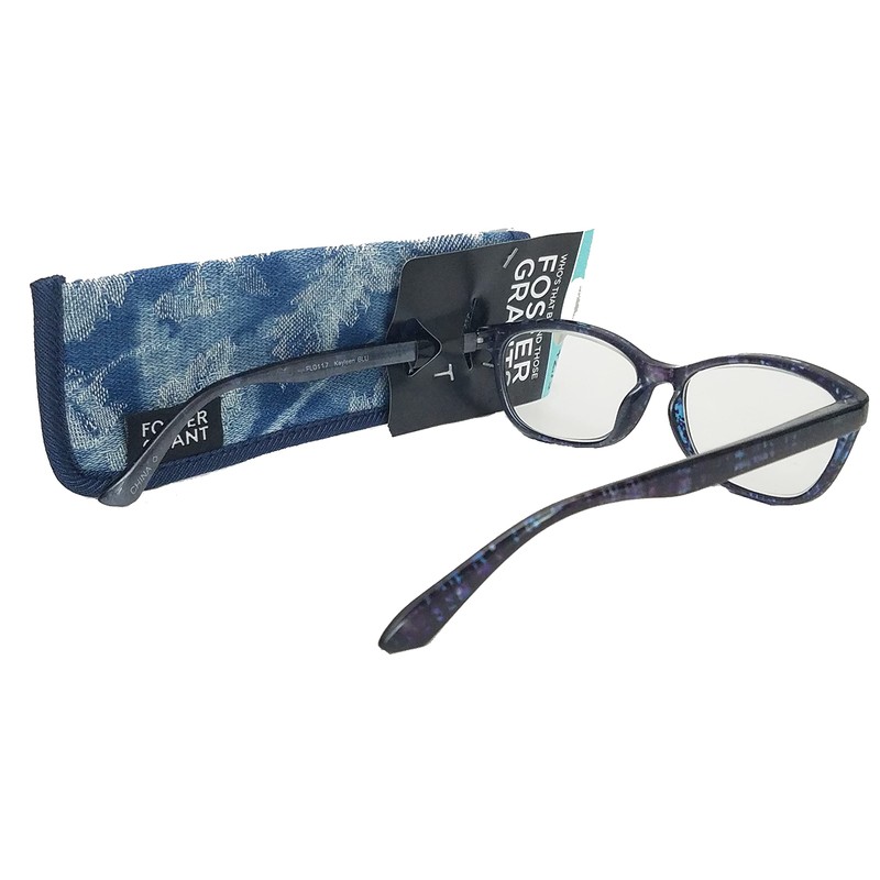 Foster Grant Kayleen Reading Glasses Blue 2.75