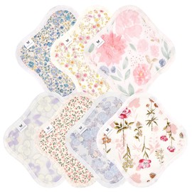 No 2 AESSH-7P-V01 Organic Cotton, Set of 7, v01, Pure and Clean Pale Pattern