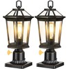 VIANIS Outdoor Post Lights Hardwired 120V, Dusk to Dawn Lamp