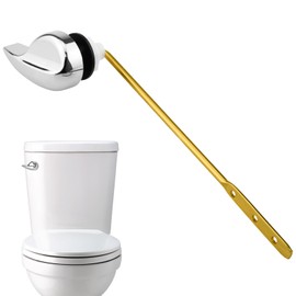 Toilet Handle Lever Flush Replacement Kit - 1-Pack Universal Toilet Handle Replacement for Easy Install, Compatible with Most Toilet Tanks, Durable Plastic Flush Handle for Toilet Tank,