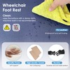 Wheelchair Foot Rest Elevating Extender Wheel Chair Leg Rest Replacement