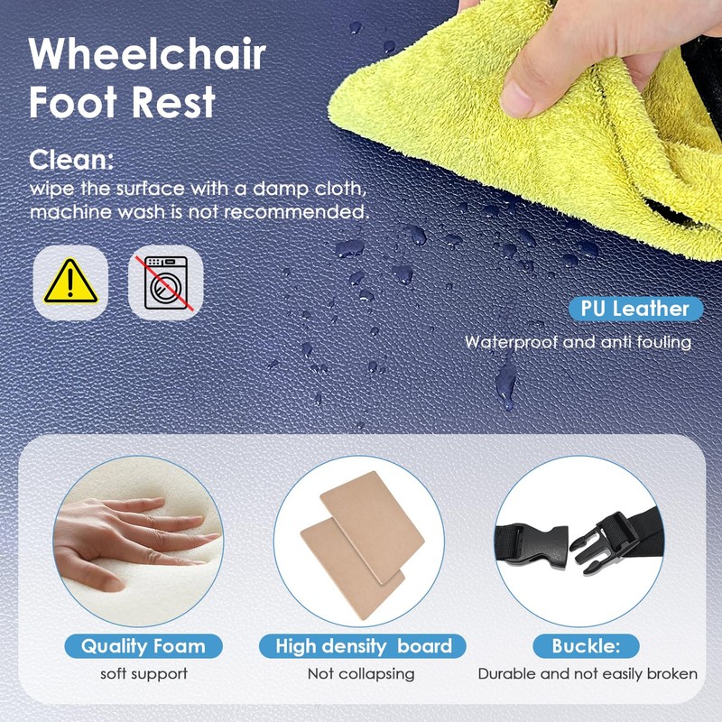 Wheelchair Foot Rest Elevating Extender Wheel Chair Leg Rest Replacement