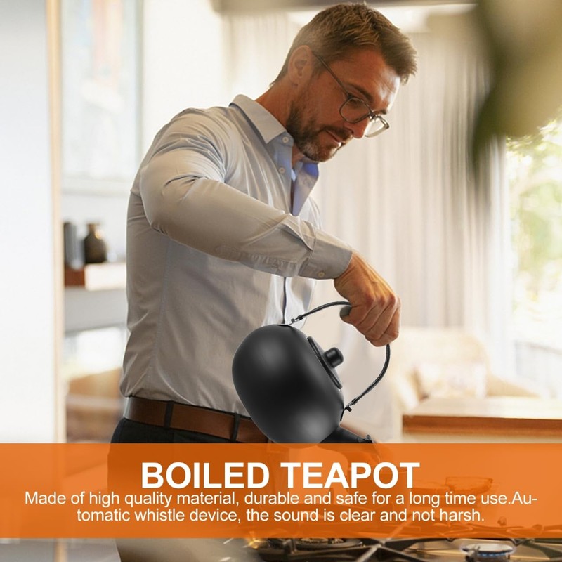 Cabilock Tetera de Acero Inoxidable - Tetera Silbadora con Filtro