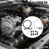 6AN Power Steering Pump Hose Kit 25Inch Leak-Proof High/Low Pressure