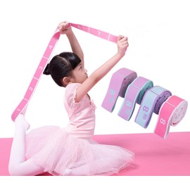 Resistance Bands Stretch Strap Yoga Exercise Trainer Bands latin Band Loops Fitness Elastic Dance Training Bands Exercise Bands (blue)