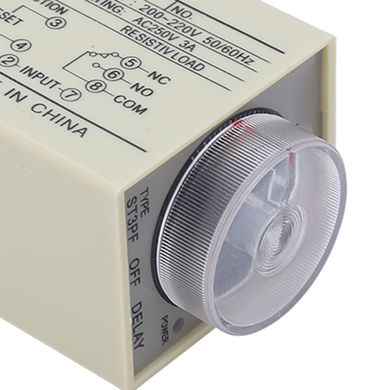 BERM Power Off Delay Relay Knob Control Timing Timer High