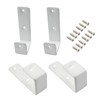BokWin 4 Pcs Bunk Bed Ladder Brackets 25mm/1 Inch Metal