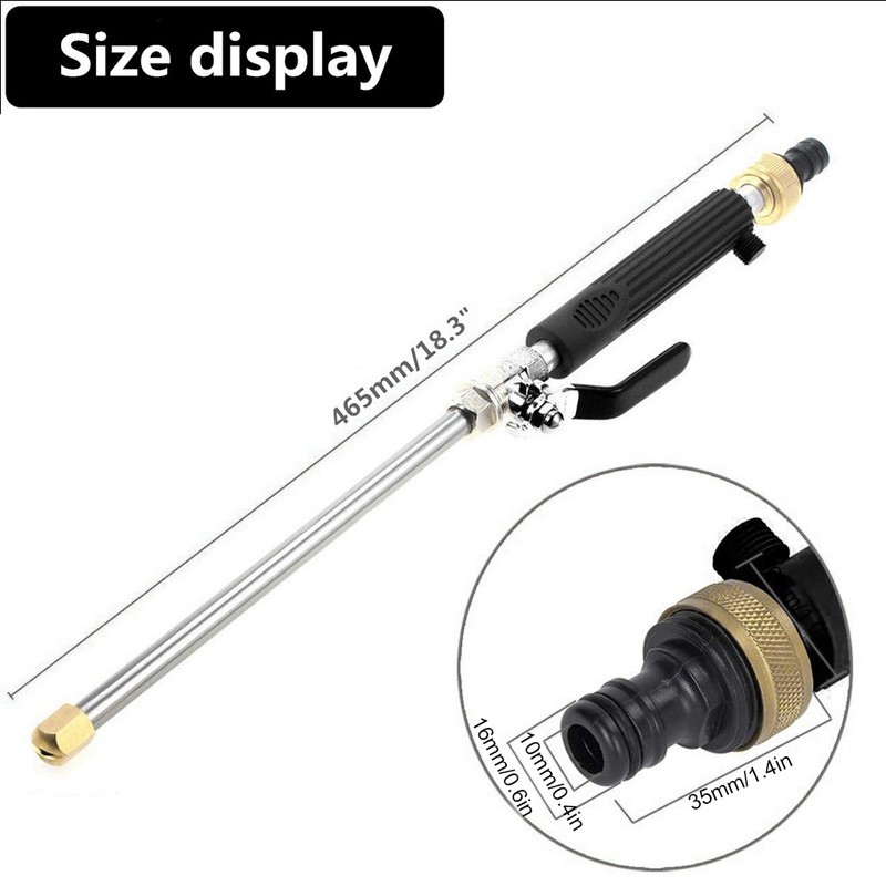 Water Jet High Pressure Washer Spray Nozzle Car Washing Tube