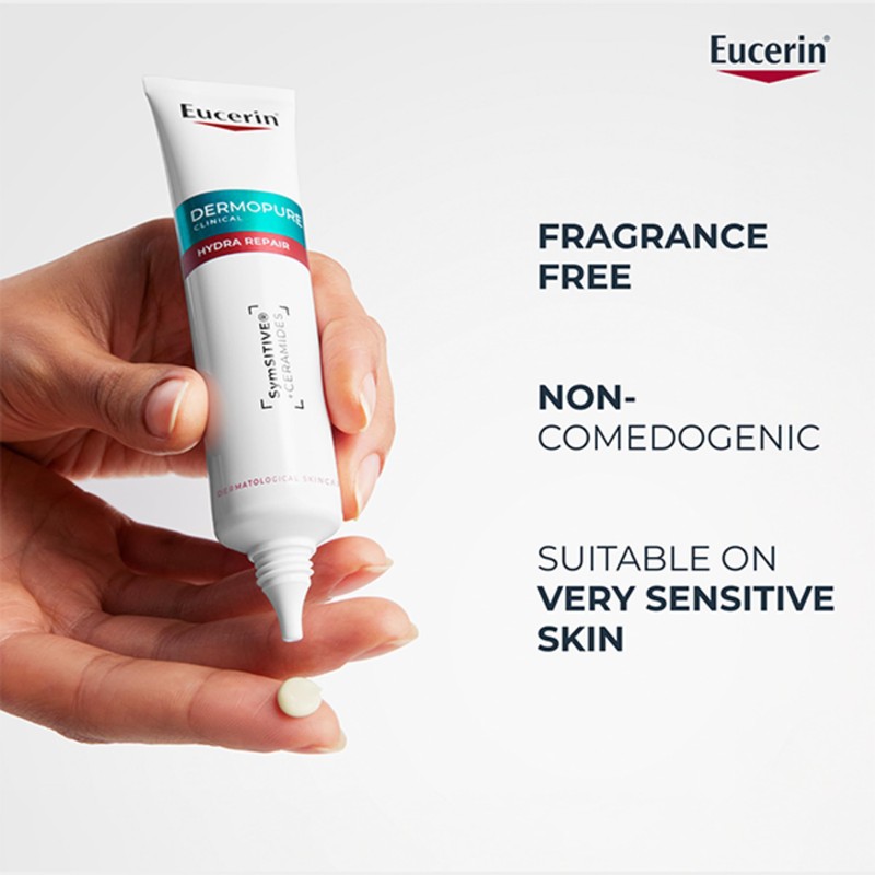 Eucerin Dermopure Clinical Hydra Repair Fluid 40ml, Moisturising Repair Cream