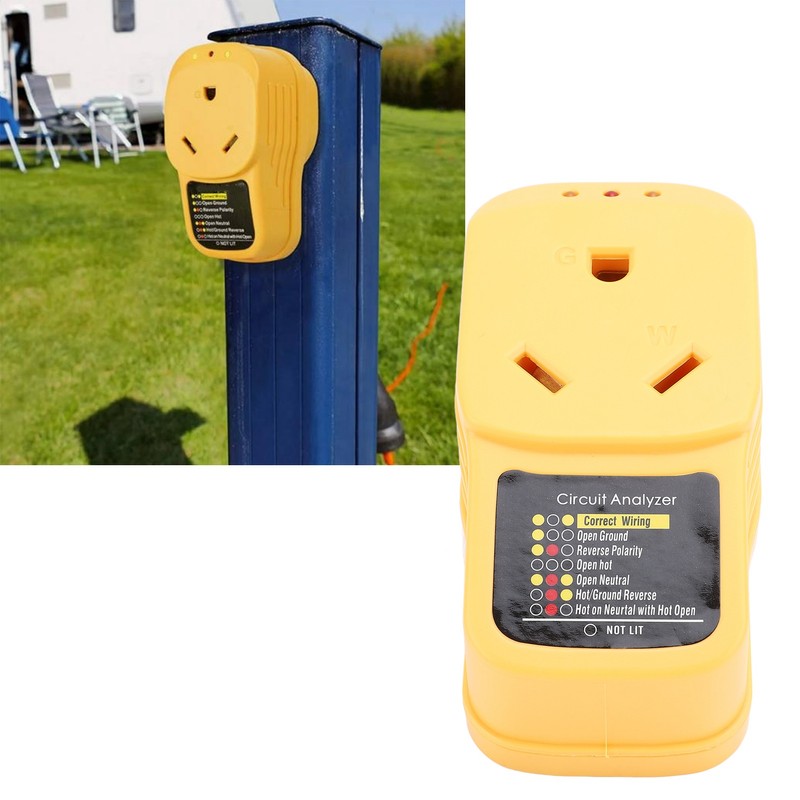 RV Surge Protector 30Amp Male to 30 Amp Female Adapter