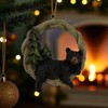 Black Bear Ornaments – Christmas Tree Holiday Decorations, Set of