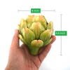 GiftHow Large Green Artificial Artichokes Fruits - Fake Fruits and