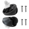 Zafina-UP Grey and Black Front Caster Wh-EEL Replacement Compatible for