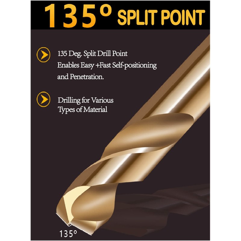 Cobalt Drill Bit Set 3.2 mm Double End HSS Co