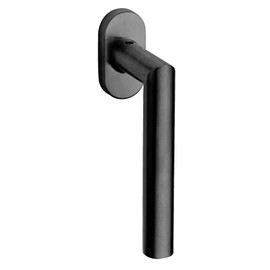 Gedotec window handle mount balcony door handle replacement patio door handle modern - CHAPO. Stainless steel black powder coated. 1 piece incl. fixing material
