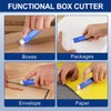 WORKPRO 12-Pack Box Cutter with 12-Pack Razor Blade Retractable Utility