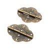 Dophee 2Pcs Antique Hinges 2.72"x2.09" Retro Style Antique Bronze Iron