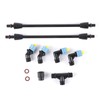 Aimela 2-Nozzle Poly Boom Wand,Backpack Sprayer Multi Nozzle Spray Holder,