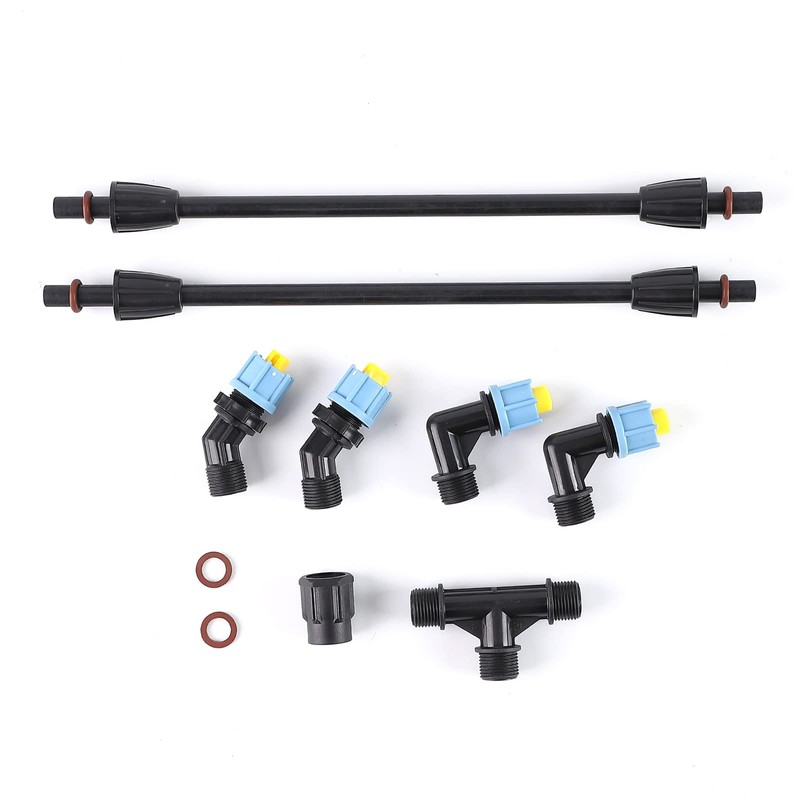 Aimela 2-Nozzle Poly Boom Wand,Backpack Sprayer Multi Nozzle Spray Holder,