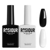 Rosiour HEMA-Free Gel Polish Kit - 2Pcs 18 ML White