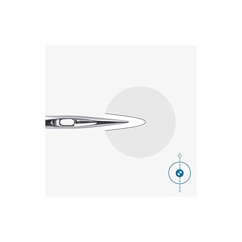 Schmetz sewing machine needle, twin metallic needle 3.0/90, 130 metres,