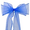 Time to Sparkle 22x280cm Organza Chair Sashes Wider Fuller Cover