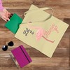 Flamingo Tote Bag Shoulder Bag - Reusable Shopping Bag for