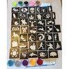 Big Set x 100 Tattoo Stencils for Glitter Tattoos +