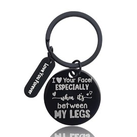 Valentines Day Gifts for Him Boyfriend Husband Birthday Gifts forWife Her Funny Keychain Gifts for Groom Mrs Wedding Gifts for Couple Engagement Gifts for Couples Her Bride Keyring
