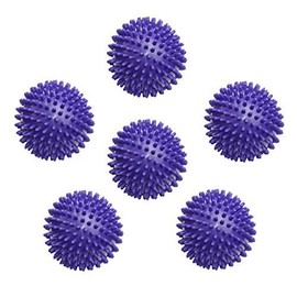 EnjoyFit Hedgehog ball Fitness Massage ball Nub ball 9cm 6 Set - red