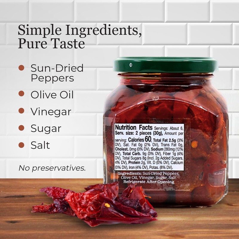 Vantia Sweet & Savory Sun Dried Peppers (2 pack) 10