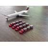 1:400 Model Airport Accessories - 16 Piece Baggage Cart &