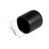 sourcing map Pack of 10 Rubber End Caps 15 mm