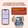 ClearTone RIC Hearing Aids For Seniors Rechargeable Bluetooth-With Phone App
