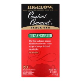 UD_Bigelow Tea Constant Comment Decaffeinated Black Tea - Case Of 6 - 20 Bags