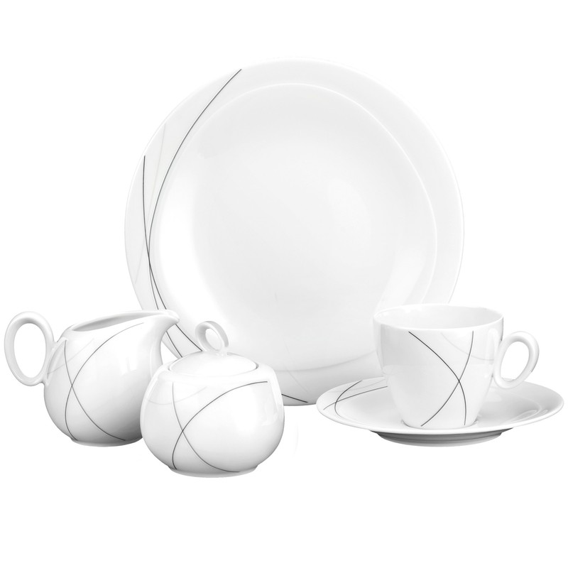 Seltmann Weiden Trio Highline 1.692285 Sugar Bowl for 6 People