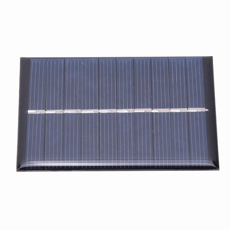 2Pcs 0.6W 5V Polysilicon Panel solar Generador solar port¨¢til M¨®dulo