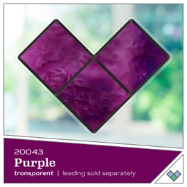 Gallery Glass, Purple Stained Glass 2 fl oz Brilliant Smooth Finish Paint, Perfect for Easy to Apply DIY Arts and Crafts, 20043