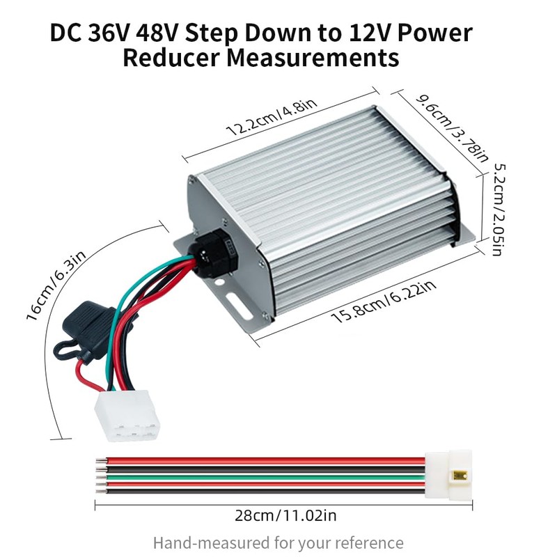 DC-DC 96V 84V 72V 60V 48V 36V to 12V 30A