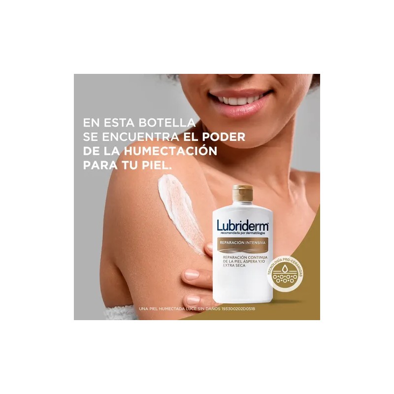Crema Lubriderm Reparación Intensiva 400ml Dorada 2 Unidades