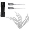 Lock Picking Kit, 2-Piece Lock Pick Set, Professional Locksmith Tools