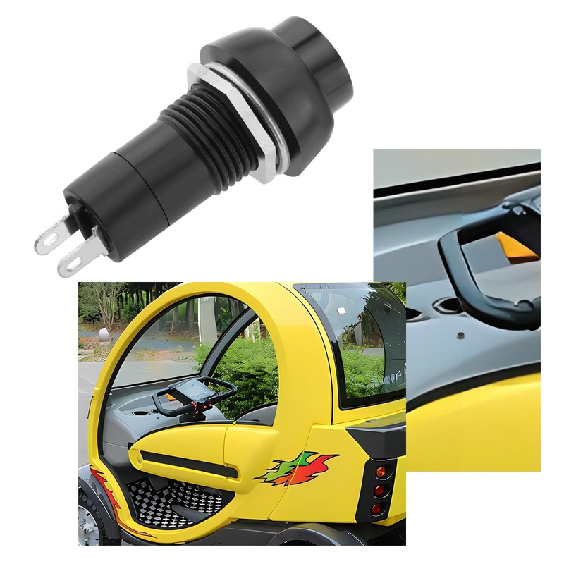 Create idea 5pcs 12mm Latching Push Button Switch SPST ON