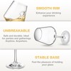 Hlukana Unbreakable Wine Glasses Set of 6, 16 oz Plastic