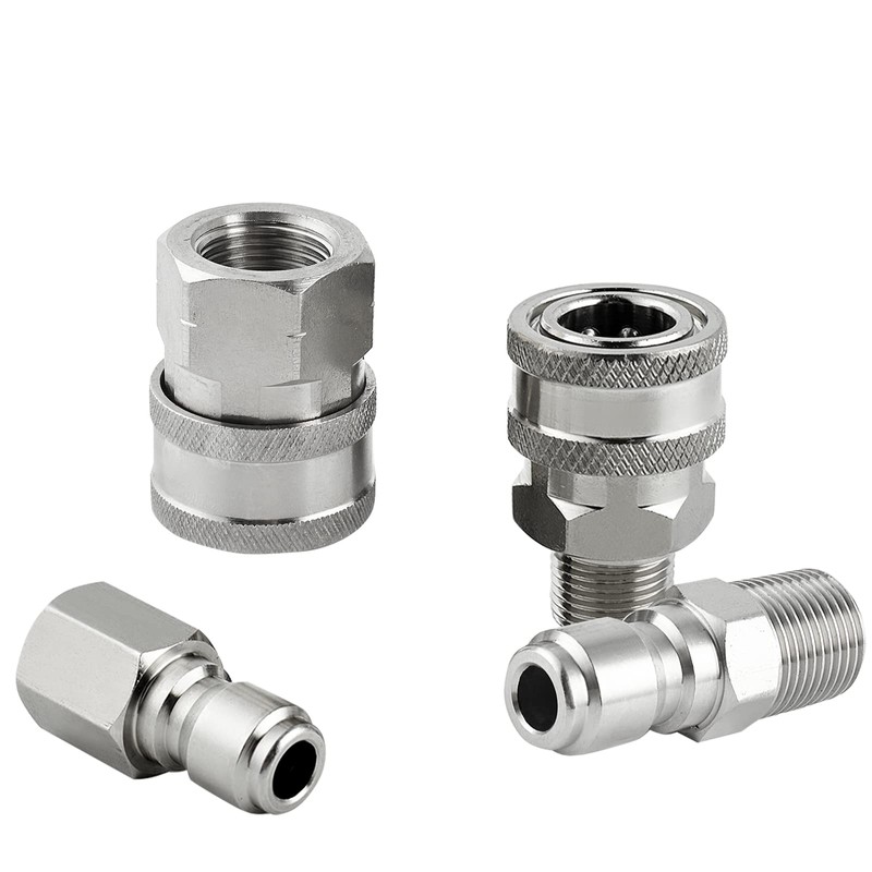 Raincovo Pressure Washer Quick Connect 3/8 Inch, Pressure Washer Fittings,