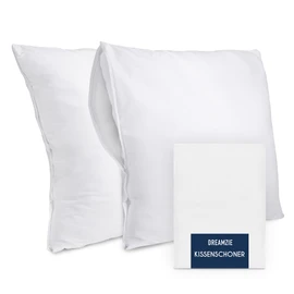 Dreamzie Cushion Protector 80 x 80 cm – Set of 2 – Cushion Cover Waterproof and Oeko-Tex – Pillow Protective Cover Sweating with Zip