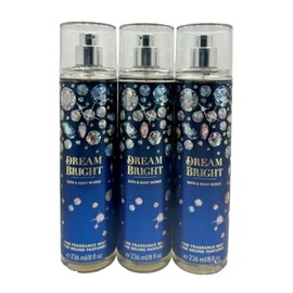 3 Dream Bright Bath & Body Fine Fragrance Spray Mist Splash Fragrance