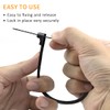 Meccion Reusable Cable Ties, Pack of 100, UV-Resistant, Strong Nylon,
