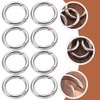 Tofficu 15pcs Key Rings - Metal Keychain Rings Keyring Ring