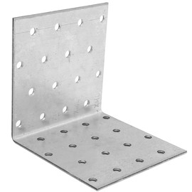 SS8® Angle Brackets 60x60x100mm (4pcs) Corner Bracket Metal L Plate Heavy Duty Steel Brace