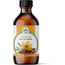 Yogti [Canadian Brand] Jojoba Oil - 120ml Natural Cold Pressed, Unrefined Premium Grade Carrier Oil for Hair, Face and Body, Comes with a dropper - 120ml